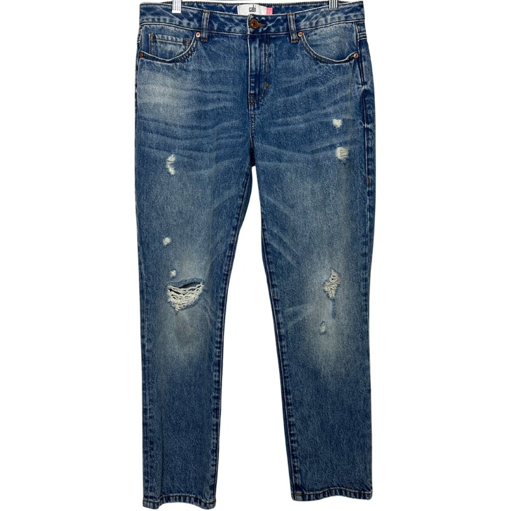 CAbi Malibu Jeans | Women's Denim Size 6 Style 6283 | Distressed, Casual